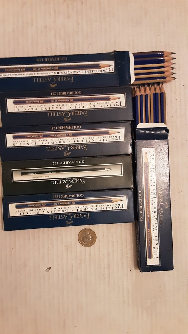 Johann Faber Kırmızı Kopya Kalemleri çizim kalemleri - Görsel 3