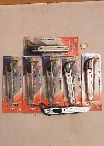 Renkli Maket Bıçakları 50 adet - Görsel 4