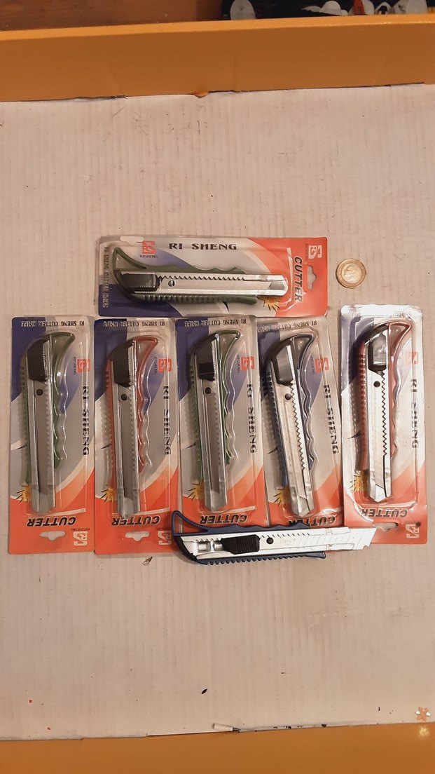 Renkli Maket Bıçakları 50 adet - Görsel 4