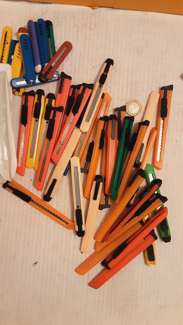 Renkli Maket Bıçakları 50 adet - Görsel 5