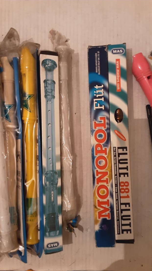 Renkli Plastik Flüt Seti - Görsel 3