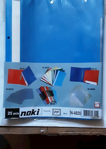 Noki 4 renk Plastik Dosya 25'li Paketler, tanesi 10 tl - Görsel 3