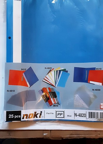 Noki 4 renk Plastik Dosya 25'li Paketler, tanesi 10 tl - Görsel 2