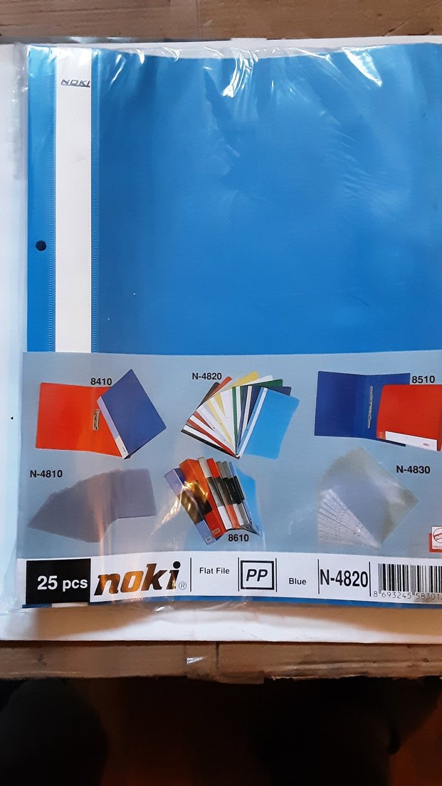 Noki 4 renk Plastik Dosya 25'li Paketler, tanesi 10 tl - Görsel 2