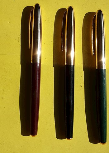 Metal Kaplamalı Çok Renkli dolma Kalem Seti - Görsel 4