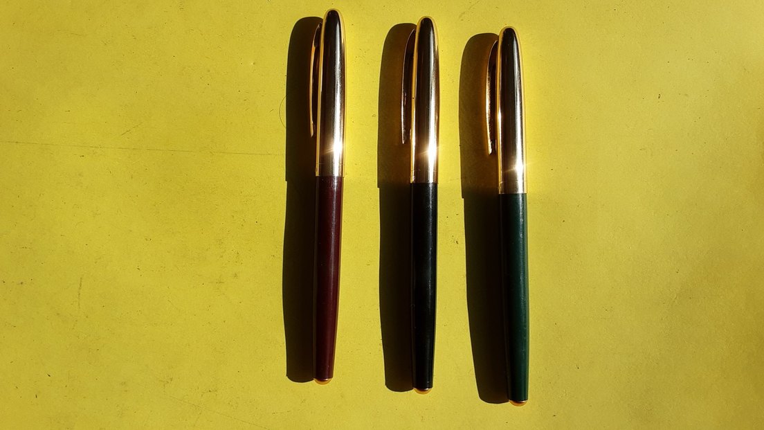 Metal Kaplamalı Çok Renkli dolma Kalem Seti - Görsel 4