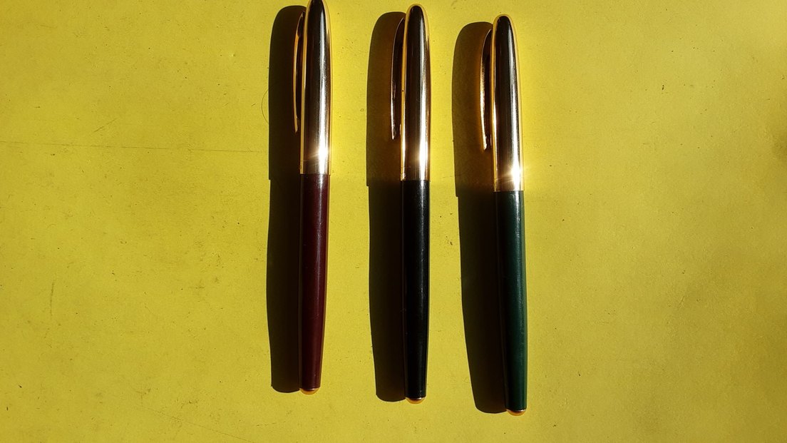 Metal Kaplamalı Çok Renkli dolma Kalem Seti - Görsel 3