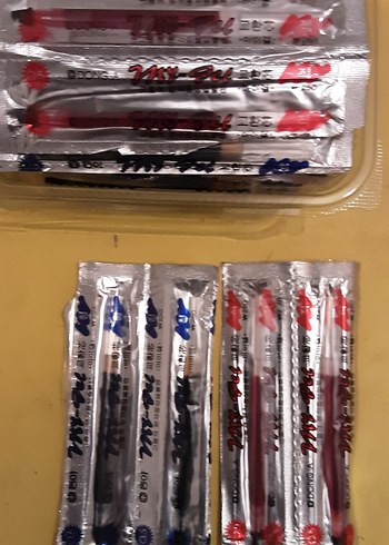 Pensan Mavi Roller Kalem Kartuşu refil yedek uçlar 3 renk - Görsel 9