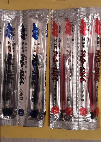 Pensan Mavi Roller Kalem Kartuşu refil yedek uçlar 3 renk - Görsel 2