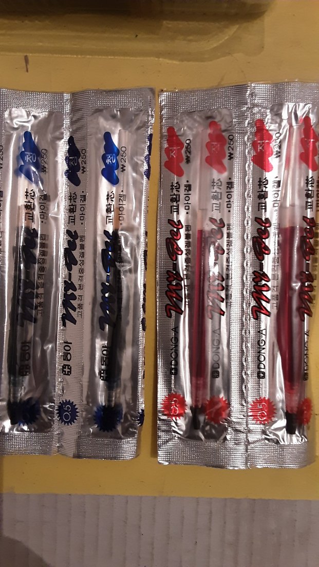 Pensan Mavi Roller Kalem Kartuşu refil yedek uçlar 3 renk - Görsel 2