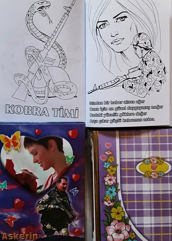 Askerin Boyama Defteri ve Günlüğü Seti - Görsel 7