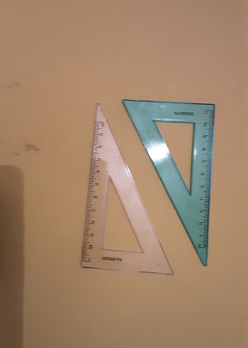 cetvel çeşitleri Renkli Geometri Ölçüm Seti toplu satılıktır - Görsel 8