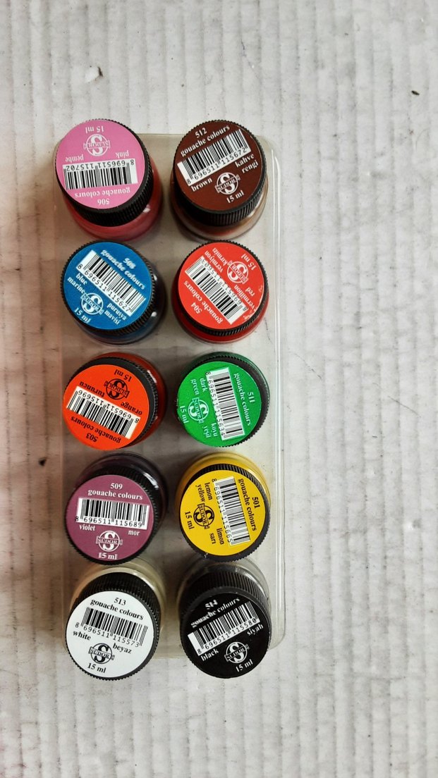 Südor Guaj Boya Seti - Çok Renkli ve turcan marka - Görsel 5