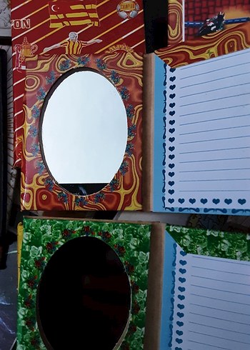 galatasaray fenerbahçe beşiktaş aynalı  küçük not Defterleri - Görsel 3