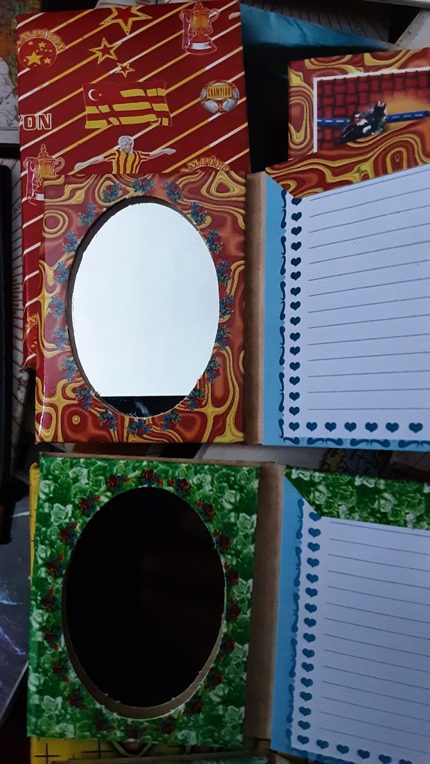 galatasaray fenerbahçe beşiktaş aynalı  küçük not Defterleri - Görsel 3