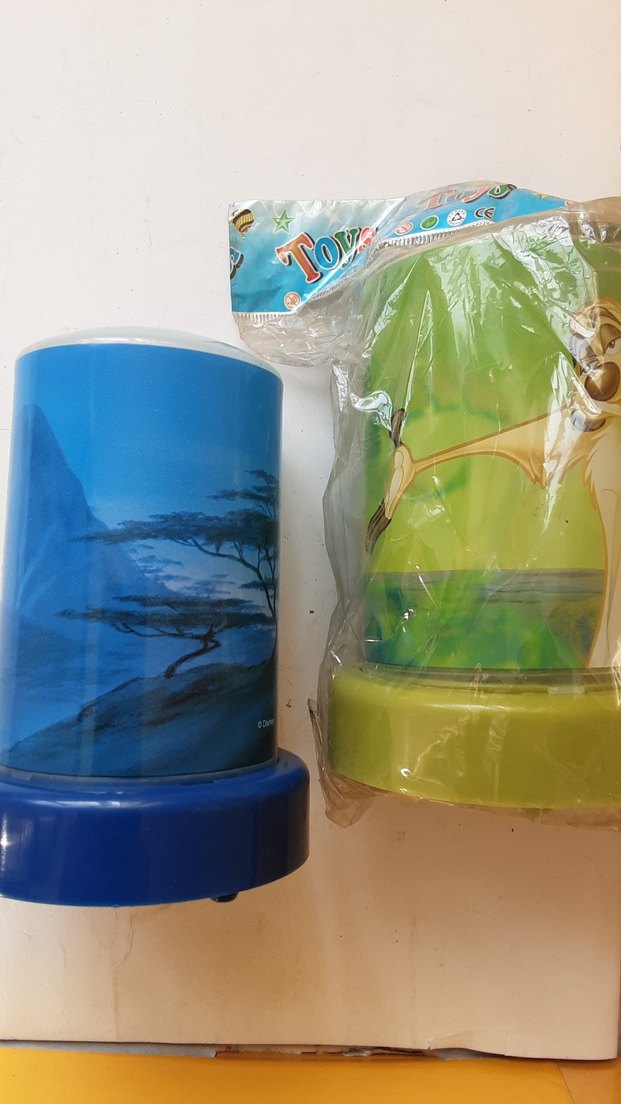 Mavi Aslan Desenli Çocuk gece lambası - Görsel 2