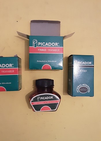 Picador Kırmızı Yıkanabilir Dolmakalem Mürekkebi - Görsel 2