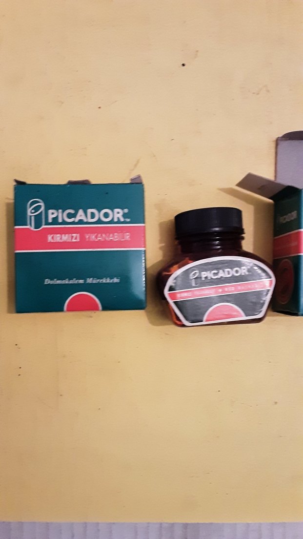 Picador Kırmızı Yıkanabilir Dolmakalem Mürekkebi - Görsel 4