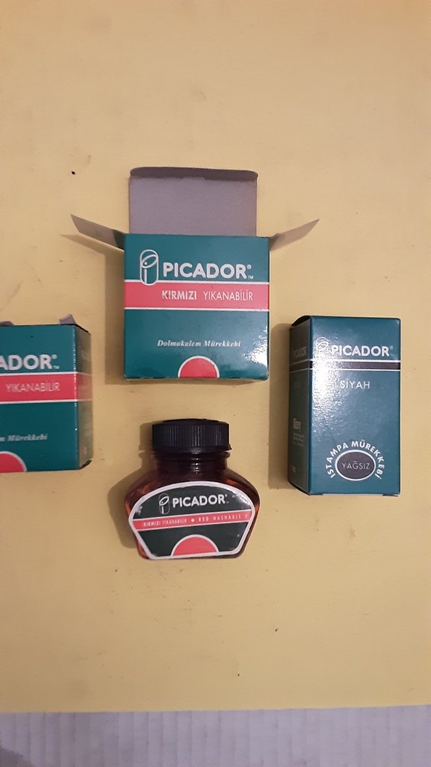 Picador Kırmızı Yıkanabilir Dolmakalem Mürekkebi - Görsel 2