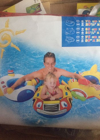 çocuk şişme koltukları 85tl ve yüzme simitleri  195 tl - Görsel 13