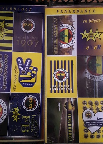 Fenerbahçe,  beşiktaş galatasaray Spor Kulübü Sticker Seti - Görsel 2