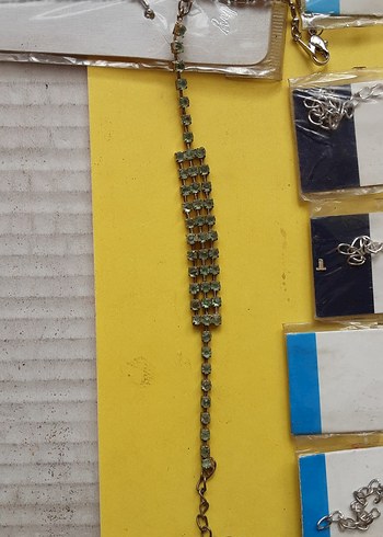 Uzun Renkli Boncuklu Kadın Kolye,küpe, bileklik - Görsel 15