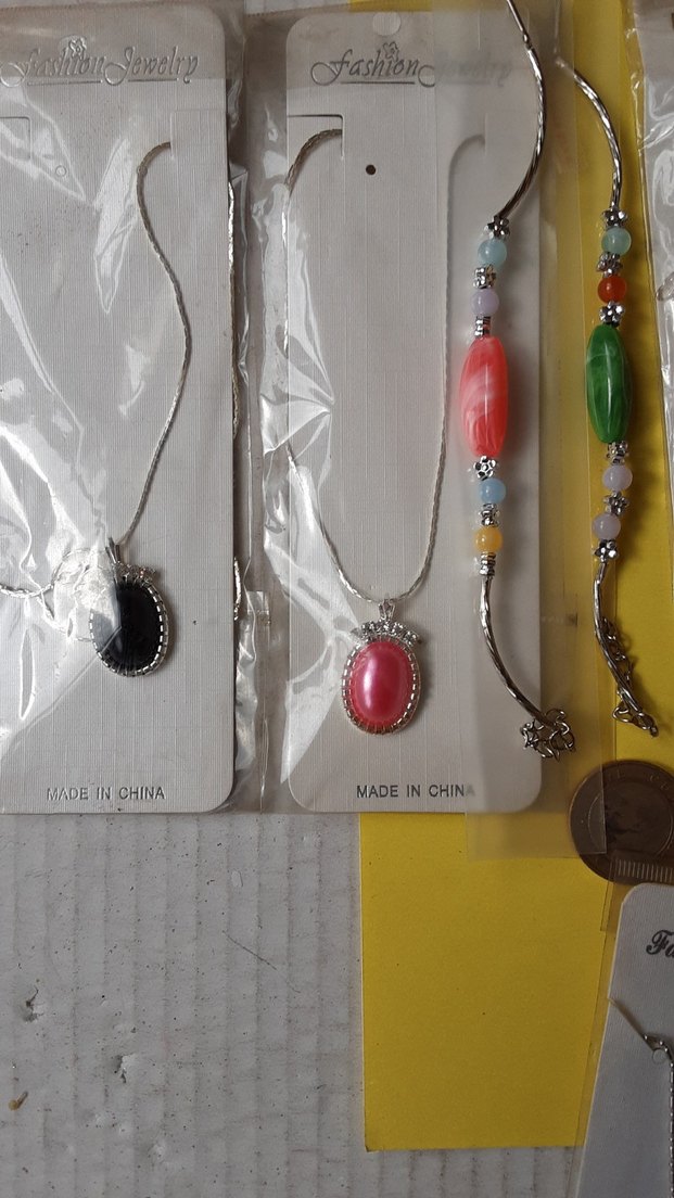 Uzun Renkli Boncuklu Kadın Kolye,küpe, bileklik - Görsel 4