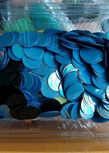 Çok Renkli Yuvarlak süs eşyası - Görsel 7