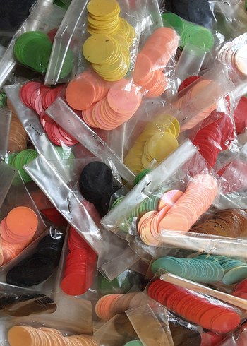 Çok Renkli Yuvarlak süs eşyası - Görsel 9