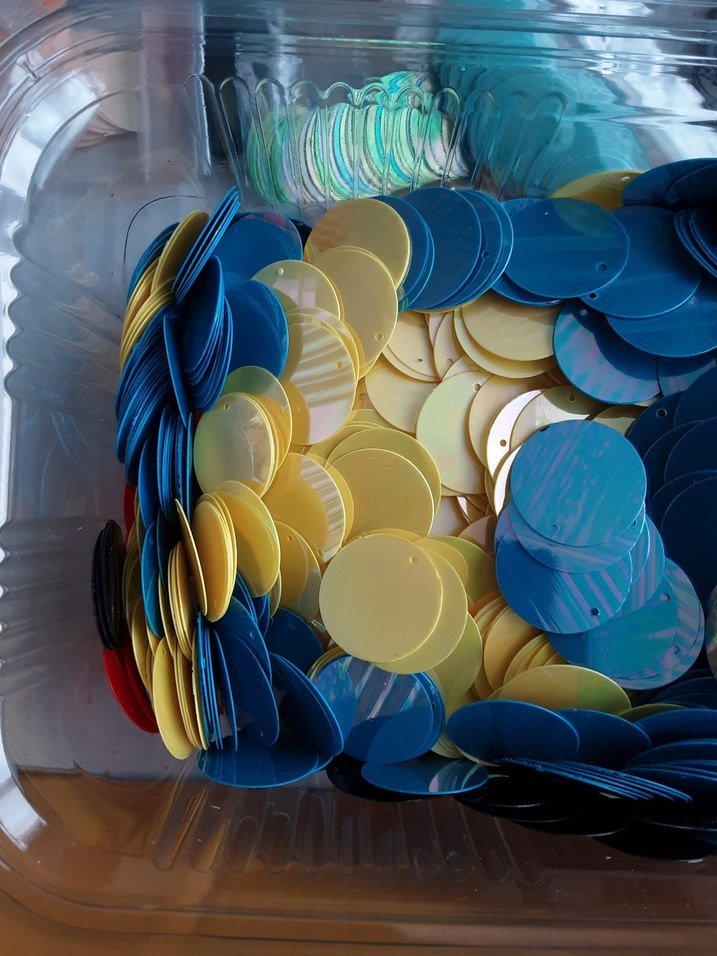 Çok Renkli Yuvarlak süs eşyası - Görsel 5