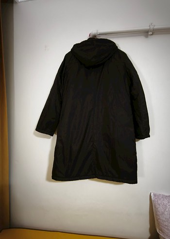 Siyah Uzun Fermuarlı  Mont - Görsel 3