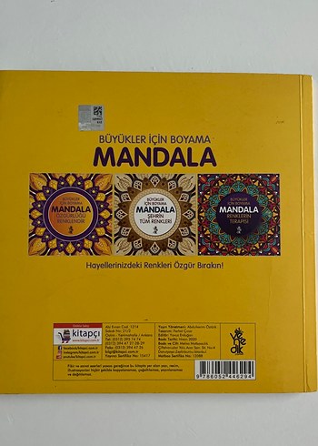 Büyükler İçin Mandala Boyama Kitabı - Görsel 2