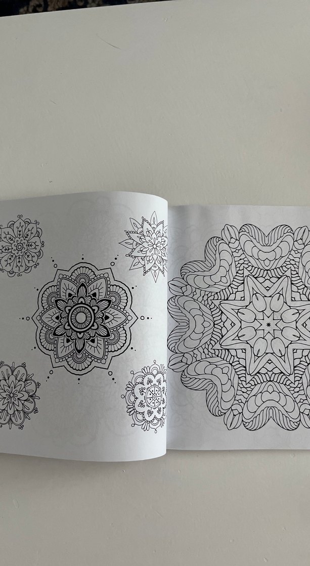 Büyükler İçin Mandala Boyama Kitabı - Görsel 3