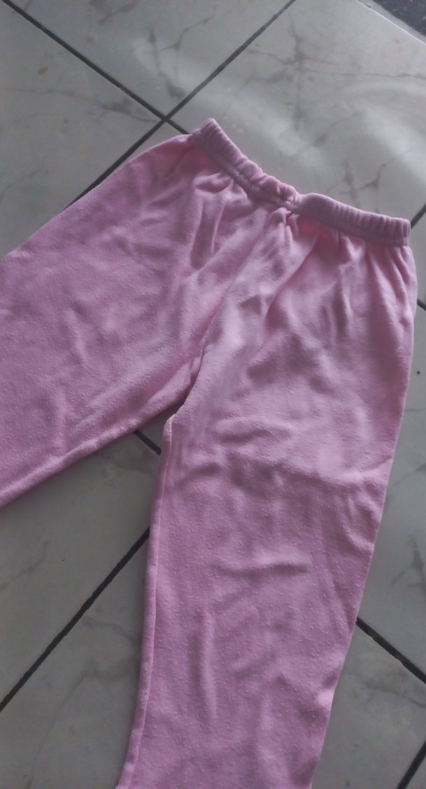 Pembe Rahat Kesim Kız Tayt - Görsel 2