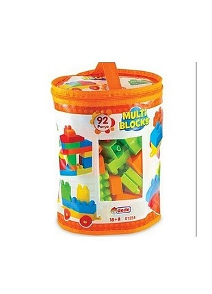 PVC 92 Parça Renkli Bloklar Kaliteli 