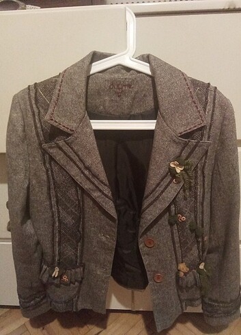 l Beden camel Renk Vintage ceket.