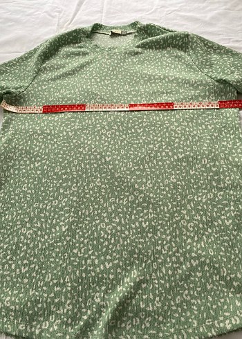 Yeşil Baskılı Düğmeli Hamile Bluzu - Görsel 3