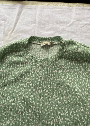 Yeşil Baskılı Düğmeli Hamile Bluzu - Görsel 5