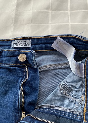 Kadın Mavi Elastik Normal Boy Denim Jean - Görsel 5