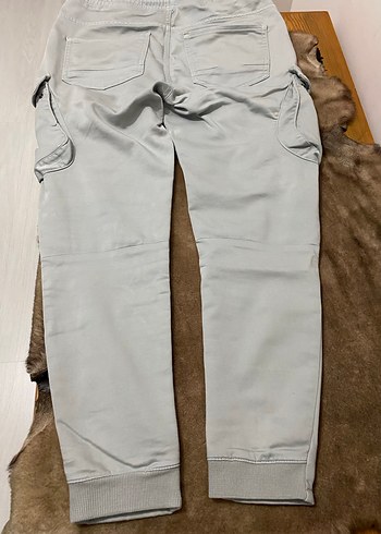 Yeşil Slim Kesim Kargo Pantolon - Görsel 6