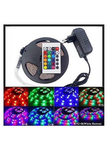 Beden 5 METRE RGB SET TAK ÇALIŞTIR