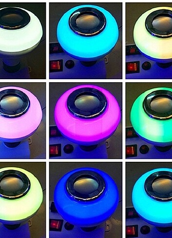 BLUOTOUTH HOPARLÖR AKILLI RGB LED AMPUL