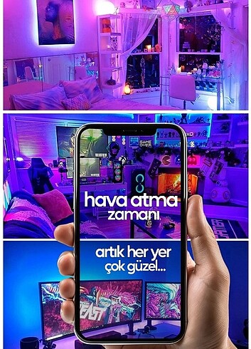  Beden 10M USB Lİ SESE DUYARLI ANİMASYONLU LED