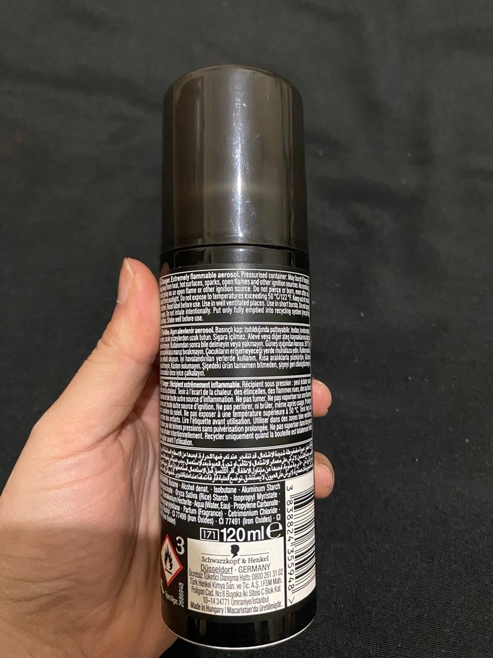 Schwarzkopf Koyu Kahverengi saç Spreyi - Görsel 2