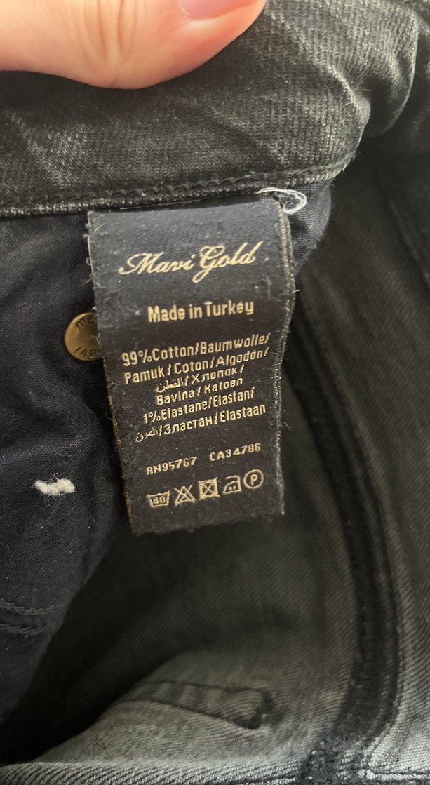 Mavi mom jean - Görsel 3