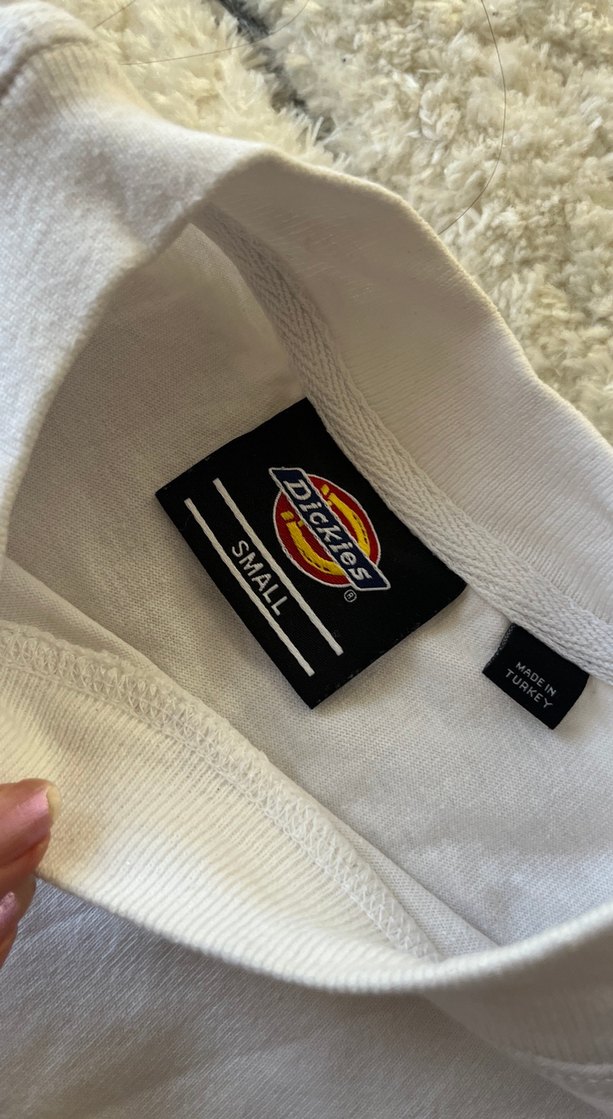 Dickies Beyaz Kısa Kollu Tişört - Görsel 3