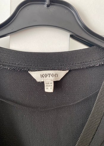 V Yaka Siyah Midi Kadın Bluz - Görsel 2