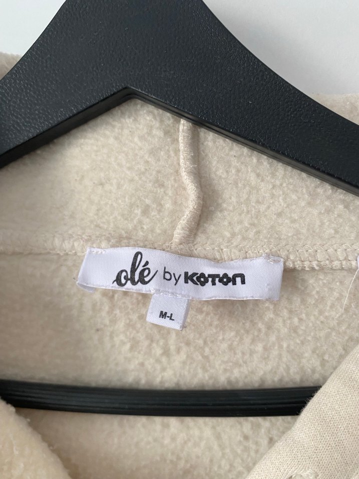 Bej Fermuarlı Kadın Sweatshirt - Görsel 2