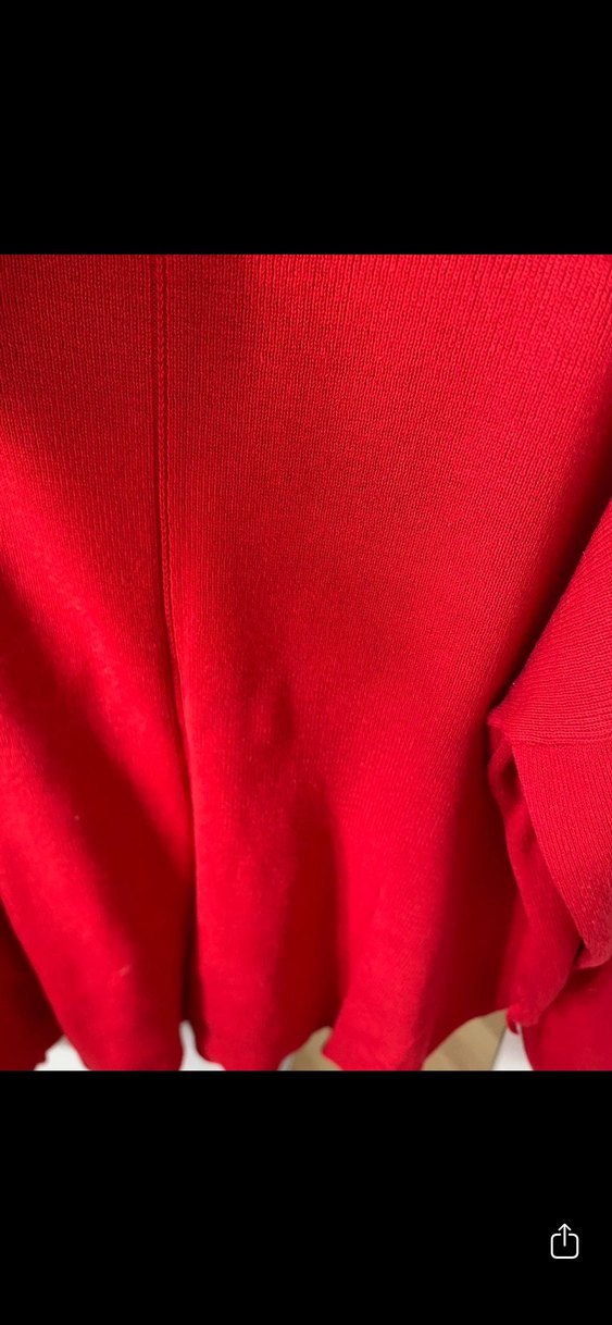 Kadın Kırmızı Kazak - Görsel 3