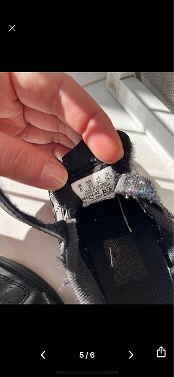 25 Beden siyah Renk Spor ayakkabı çocuk puma az giyildi 25 no